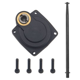 ShareGoo Electric Roto Starter E-Start Backplate Power Back Cover 11012 & Drill Start Wand Power Starter Shaft Rod Pin End 11003 for RC 1/8 HSP HPI Redcat SH 28 Nitro Engine Rotor(Hole Centers 32mm)