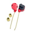 2Pcs Pull Chain Switch 3 Speed 4 Wire Replacement ZE-268S6
