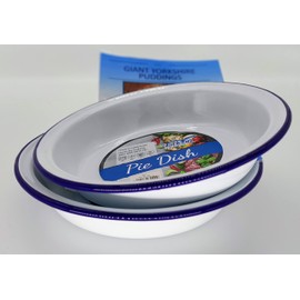 Large Yorkshire Pudding Baking Tin Set - 2x Individual Yorkie Pudding Tins, – Ideal Pie Dishes for Oven, Ovenproof Dishes and Baking Dishes for Making Yorkshire Puddings and Pies with Ease