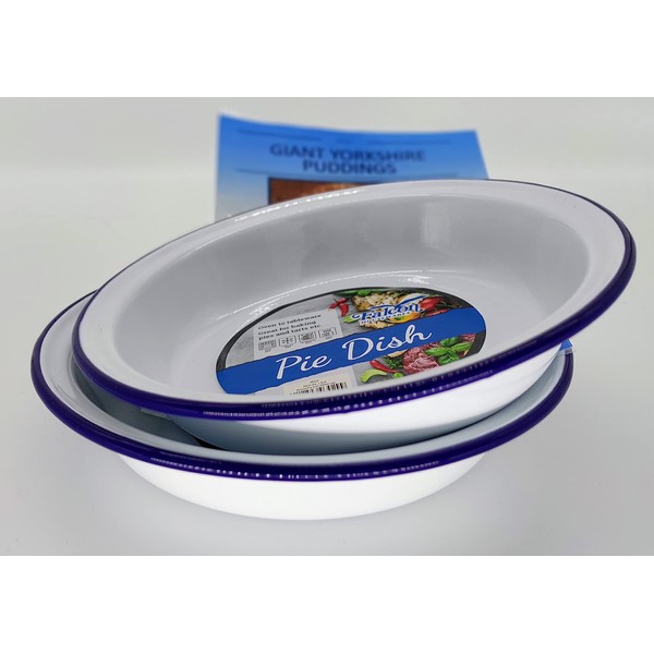 Large Yorkshire Pudding Baking Tin Set - 2x Individual Yorkie