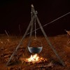 Campfire Tripod Barbecue Accessories, Tripod for Fire Bowl, Portable Stainless