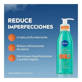 Gel limpiador Nivea Derma skin clear anti-imperfecciones 150ml
