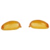 2EXTREME Indicator Lens Set Front Orange - Compatible with Piaggio