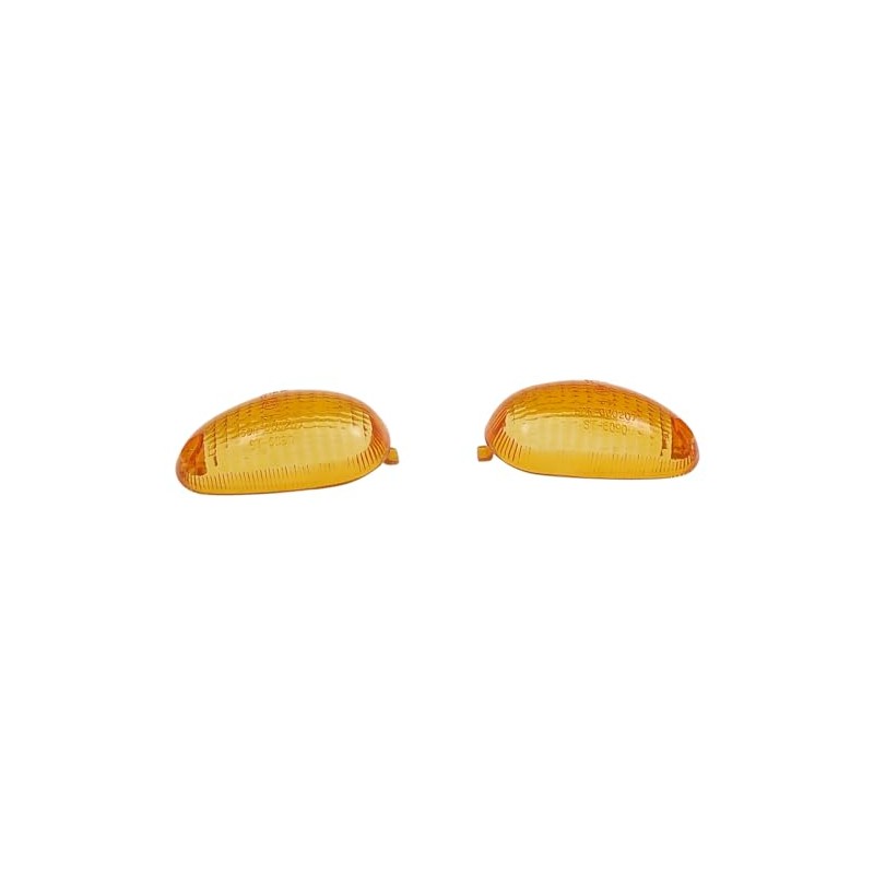 2EXTREME Indicator Lens Set Front Orange - Compatible with Piaggio