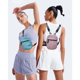 BAPHITY Crossbody Bag Sling Purses for Women Trendy, Convertible Multi Position Fanny Back Pack Sling Bag for Women Cross Body - 1.75L(Light-Blue)
