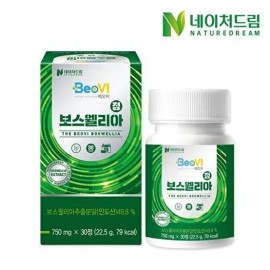 Nature Dream [Nature Dream] Beobi Boswellia Tablets 750mg x 30 tablets x 1 box None / [네이처드림]베오비 보스웰리아 정 750mg x 30정 x 1박스 없음