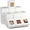 LotFancy 60pcs Small Cookie Boxes, 4x4x2.5 Inches, Bakery Boxes with