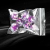 Liquid Core Flower DND Dice Set,7 PCS Resin Polyhedral Dice
