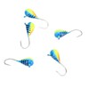 5 Pcs Ice Fishing Jigs Kit High Carbon Steel Ice