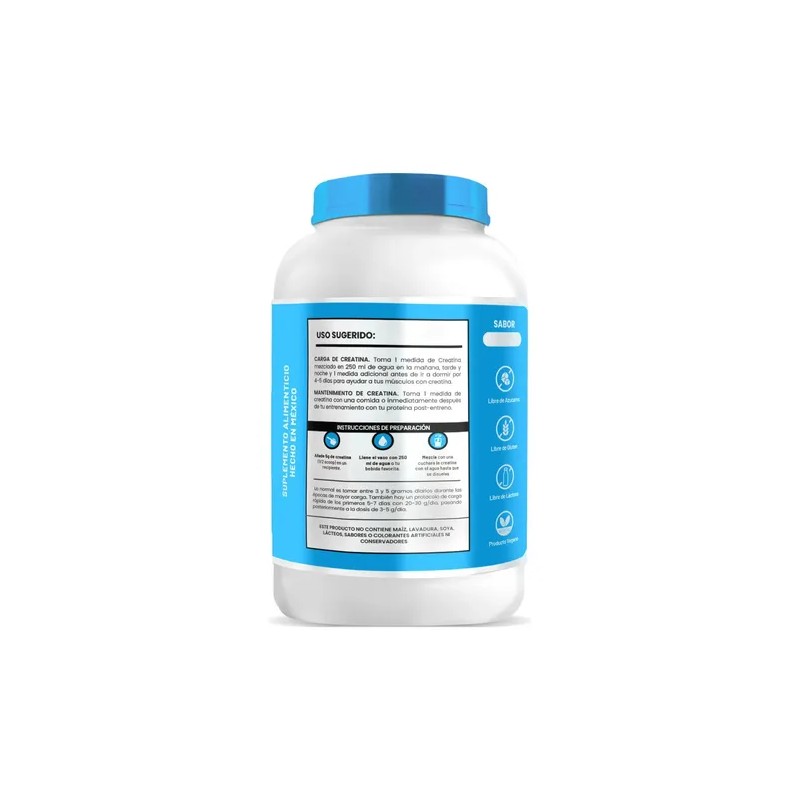 Creatina Monohidratada Sabores 1kg D-mon Alta Pureza Sabor Mora Azul