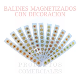 Productos comerciales Balines Con Parche Auriculoterapia 200 Piezas Con Figuras