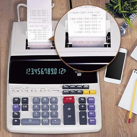 4Pack Sharp EL-1197PIII Calculator Ribbon Universal，Compatible Sharp EL-2196BL, Canon Mp11dx ，Porelon 11216， Printer Machine Typewriter CalculatorRibb
