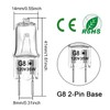 Halogen G8 Light Bulb 35W 120V T4 JCD Type Bi-Pin