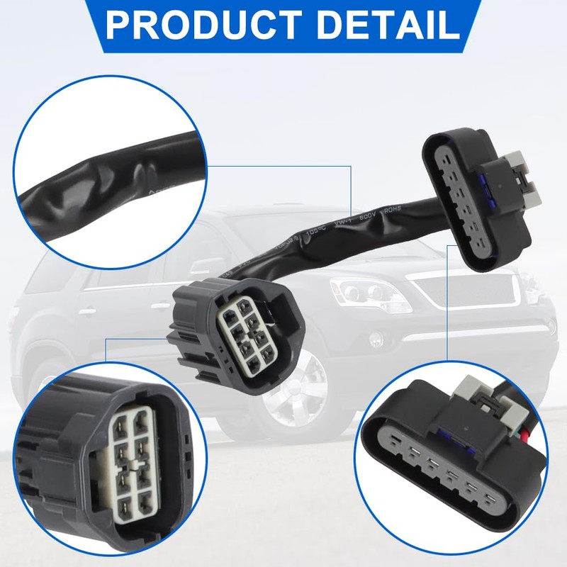 AUTOVIC 1 Pair Wiring Harness Adapter HID to Halogen Headlight