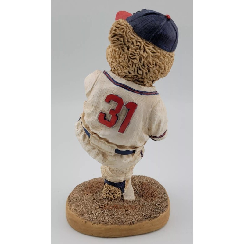 Cooperstown Bears Atlanta Braves 1995 The Windup Ceramic Cooperstown Bear