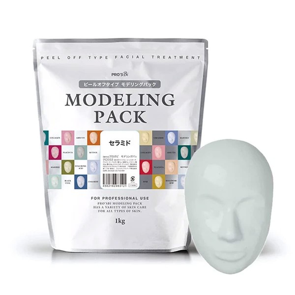 Prozbi Modeling Pack, Ceramide, 2.2 lbs (1 kg), Face Pack, Face Mask, Facial Mask, Face Pack, Peel Off, Pack, Commercial Use,