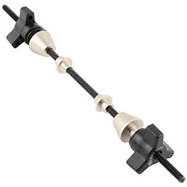 BIKEHAND Bike Wheel Truing Stand Thru Axle Adapter - Great Adapter for All 12mm, 15mm, 20mm, 24mm Through Axles - Compatible with Park Tool Bicycle Truing Stand