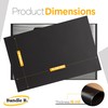 Bandle B. Magnetic Sheets, 8" x 10", Pack of 4.
