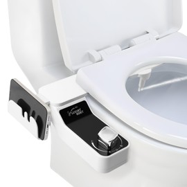 Bidet Attachment For Toilet,Non-Electric Self Cleaning Dual Nozzle For Bidet Toilet Seat,Fresh Water Non-Electric Bidet Attachment For Toilet Seat,Adjustable Water Pressure