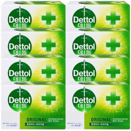 Dettol 데톨 오리지널 항균비누 95g 8개 [데톨 데일리케어 8입] Dettol Original Antibacterial Soap 95g 8 Pack [Dettol Daily Care 8 Count]