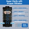 AquaMiracle Aquarium Filter Replacement Filter Media, Including 2 x Coarse