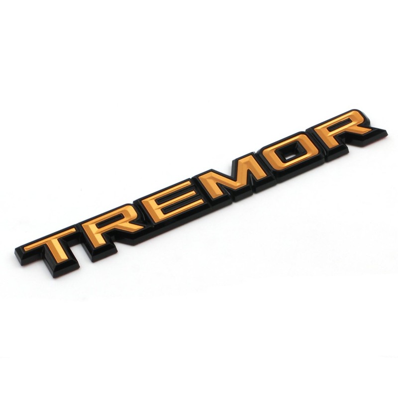 Mnneryss Black Gold New Tremor Tailgate Nameplate Emblem Compatible with