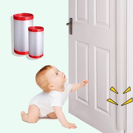 Finger Scissors Prevention, Door, Finger Pinching Prevention, Finger Scissors Prevention Cover, Gap Cover, Cling Prevention, Set of 2, 6.7 x 55.1 x 55.1 inches (17 x 140 x 10 x 140 cm), Door Stopper,