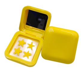 Parches para espinillas de estrella para granos - 150 unidades - Parches hidrocoloides para granos, linda forma de estrella, color amarillo, pegatinas para rostro y piel, espejo temporal