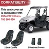 StarknightMT UTV Rhino Seat Covers, Waterproof 1680D Seat Covers Compatible