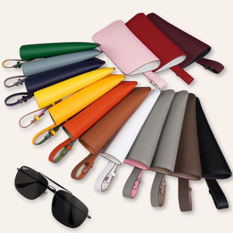 COGURE COP-GC Glasses Case, Sunglass Case, Open Type, Belt Included,