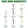 Keadic 1600Pcs Small Tiny Nails Assortment Set with Storage Case,