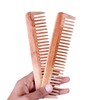 THE Unltd India finest Neem wood Handmade Comb For Detangling