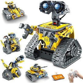 VEPOWER STEM Robot Building Kit for Kids Ages 8-12, Remote & APP Controlled Creator Coding Buildable Technic Robotics Toy Set,Creative Gift for Boys Girls Kids 6+(488 PCS)