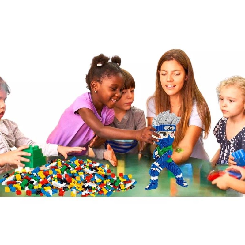 A4f Solutions Rompecabezas 3d Mini Bloques Armables Kakashi Hatake 1518pz