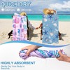 MOAZIFI Beach Towel Large 180 x 90 cm - Quick-Drying
