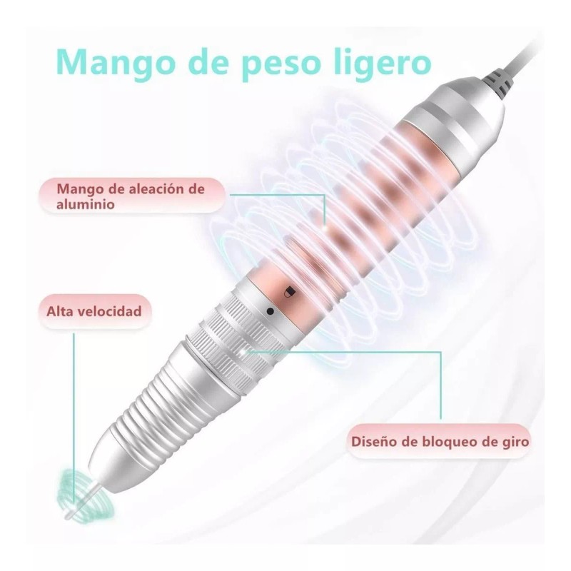 Delanie Pulidor Esmeril Taladro De Uñas 35000rpm Profesional
