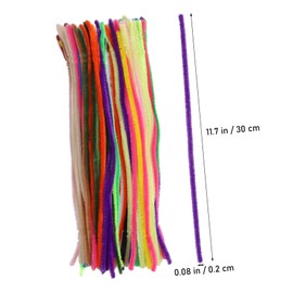 Operitacx 400Stücke Fuzzy Chenille Sticks Flexibler Basteldraht für DIY Projekte Farben für Kinderhandwerk Rohrreiniger und Bastelideen
