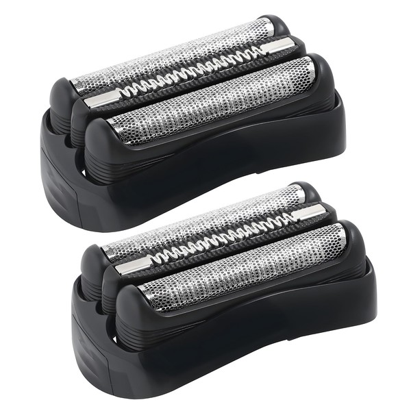 Pack of 2 Replacement Shaving Heads Compatible with Braun Series