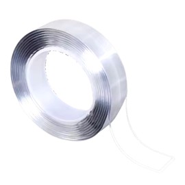 Traceless Nano Gel Grip Tape – Washable & Reusable, Traceless, Heavy Duty, Double-Sided for Wall, Floor Use, Home & Office (20mmx1mx2mm)