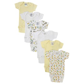 UD_Unisex Baby 6 Pc Bodysuits Nc_0421l