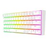 Redragon Teclado Mécanico 60% Dragonborn White K630W - Red Switch