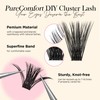 POPUP Lash Clusters Cluster Eyelash Extensions 280Pcs D Curl Natural