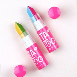 Natinda [Set of 2] Natinda Reversal Magic Tattoo Lipstick Reversal Lipstick Waterproof Tattoo Effect / [2개세트] 나틴다 반전 매직 타투 립스틱 반전 립스틱 워터프루프 문신효과 착붙