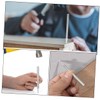 TEHAUX 200pcs Double-Headed Invisible Security Screws for Skirting Lines No