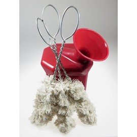 Angled Tire Lube Bucket for Coats Center Post Changers with 3 Lube Swabs 11.5" Length