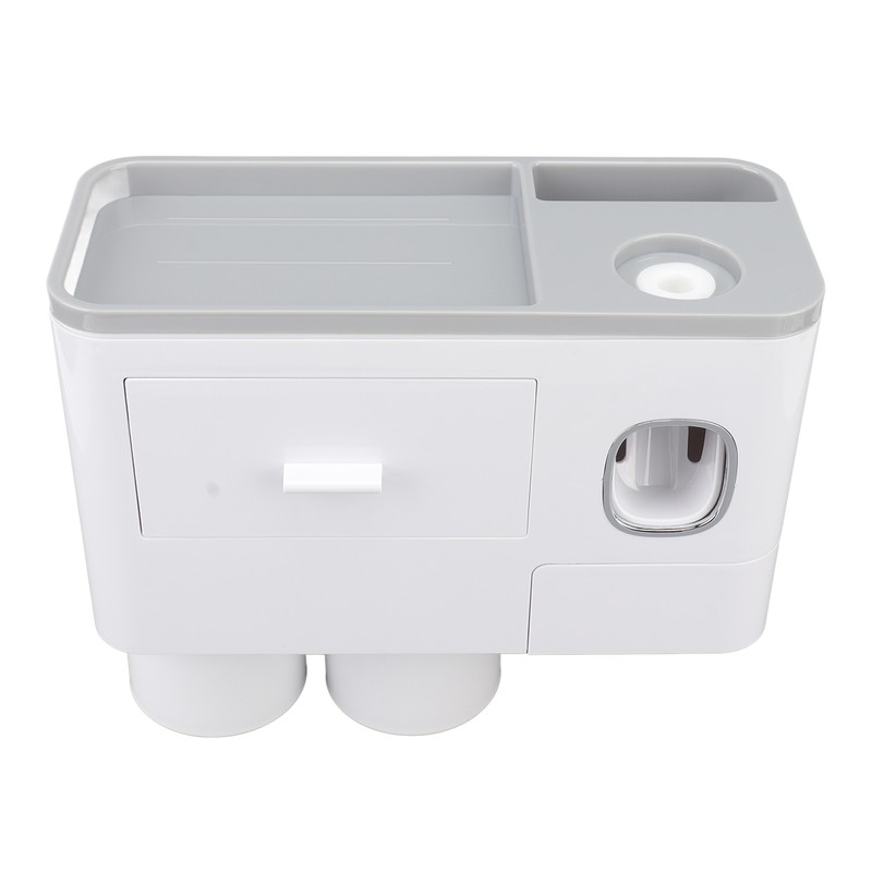 Toothpaste Dispenser Wall Mounted Toothpaste Dispenser Squeezer Kit for Bathroom