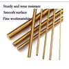 2PCS M6 x 250mm Brass Fully Threaded Rod, Right Hand