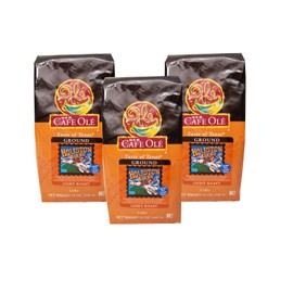 HEB Cafe Ole Ground Coffee 12 Oz Bag (Pack of 3) (Taste of Houston)