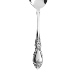 Oneida Louisiana 4-Piece Fine Dinner Spoons Set, 18/8 Stainless Steel Tablespoon Set, Service For 4, Dishwasher Safe Spoons, Silverware, Mirror Finish, Utensils, Flatware, Tableware (Silver, 4 Piece)