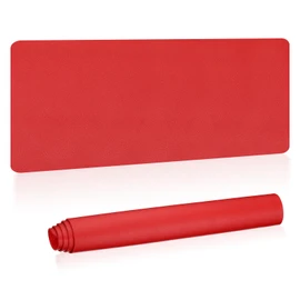 PATIKIL Large Desk Mat, 48"x17" Non-Slip Waterproof PU Leather Desk Pad, Dual Sided Desktop Protector Cover for Office Home Work Study, Dark Red
